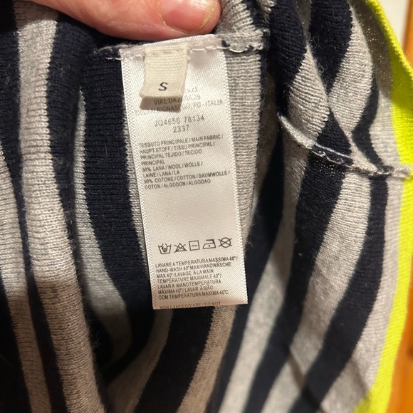 Malaparmi wool/cotton blend sweater. - Picture 5 of 7